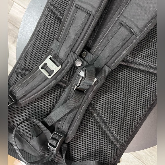 NWOT Timbuk2 Custom Prospect Roll Top Laptop Work Backpack Black Gray Blue Work - Picture 9 of 15